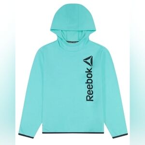 Boys Reebok Legend Tech athletic Hoodie, L (10-12), vibrant aqua